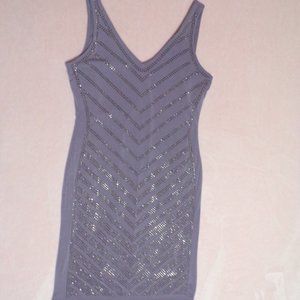CARMEN MARC VALVO KNEE LENGTH FITTED DRESS, LARGE